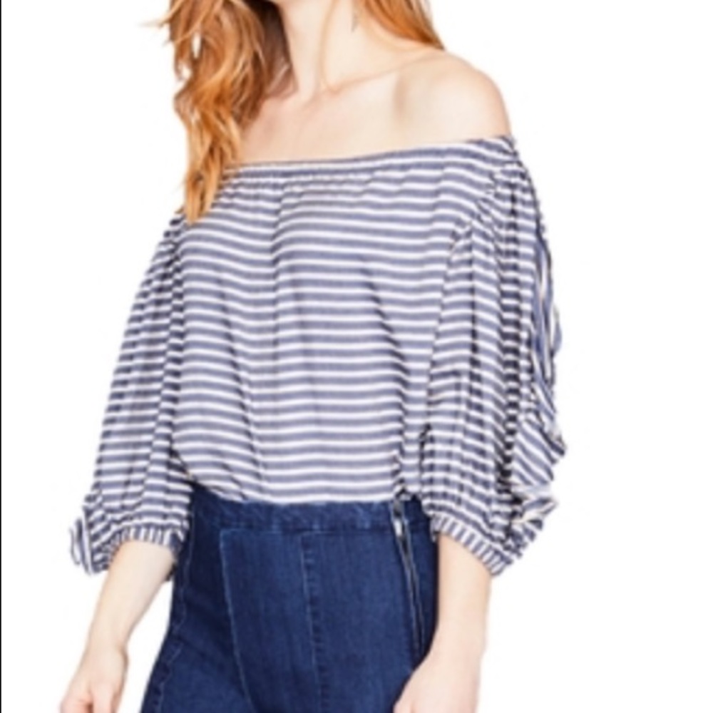 Rachel Roy Ruffle Sleeve Top